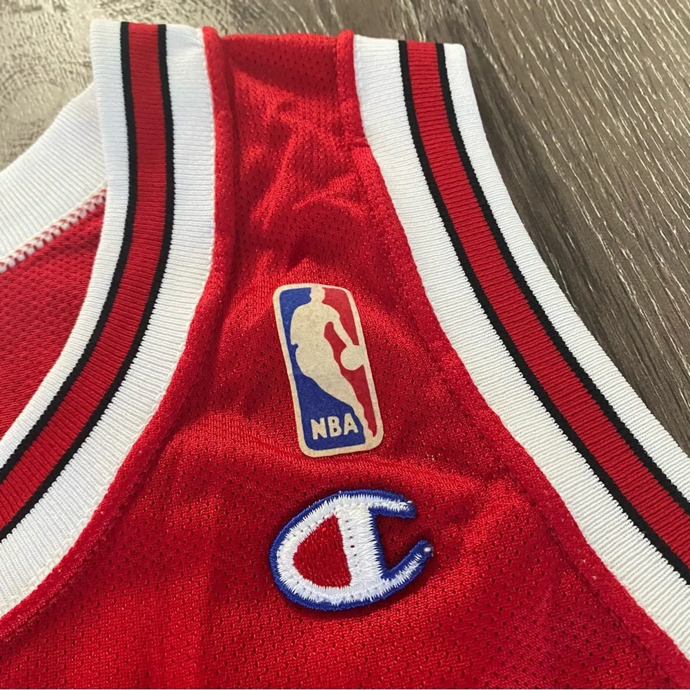 Michael Jordan True Vintage 90s Chicago Bulls Champion Jersey - Picture 3 of 13